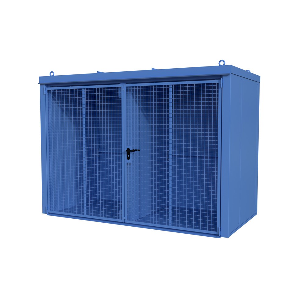 Bauer® Gasflaschen-Container GFC-B/W M4, lackiert, Lichtblau