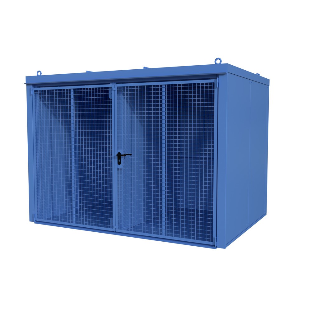 Bauer® Gasflaschen-Container GFC-B/W M5, lackiert, Lichtblau