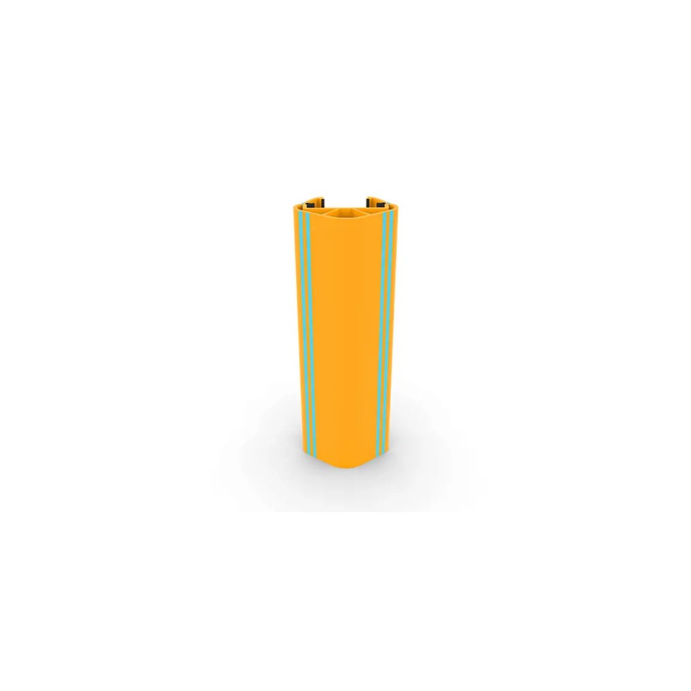 A-SAFE Anfahrschutz für Regale RackGuard aus MEMAPLEX®, Tiefkühlausführung, Innenmass HxBxT 600 x 85 x 45 mm
