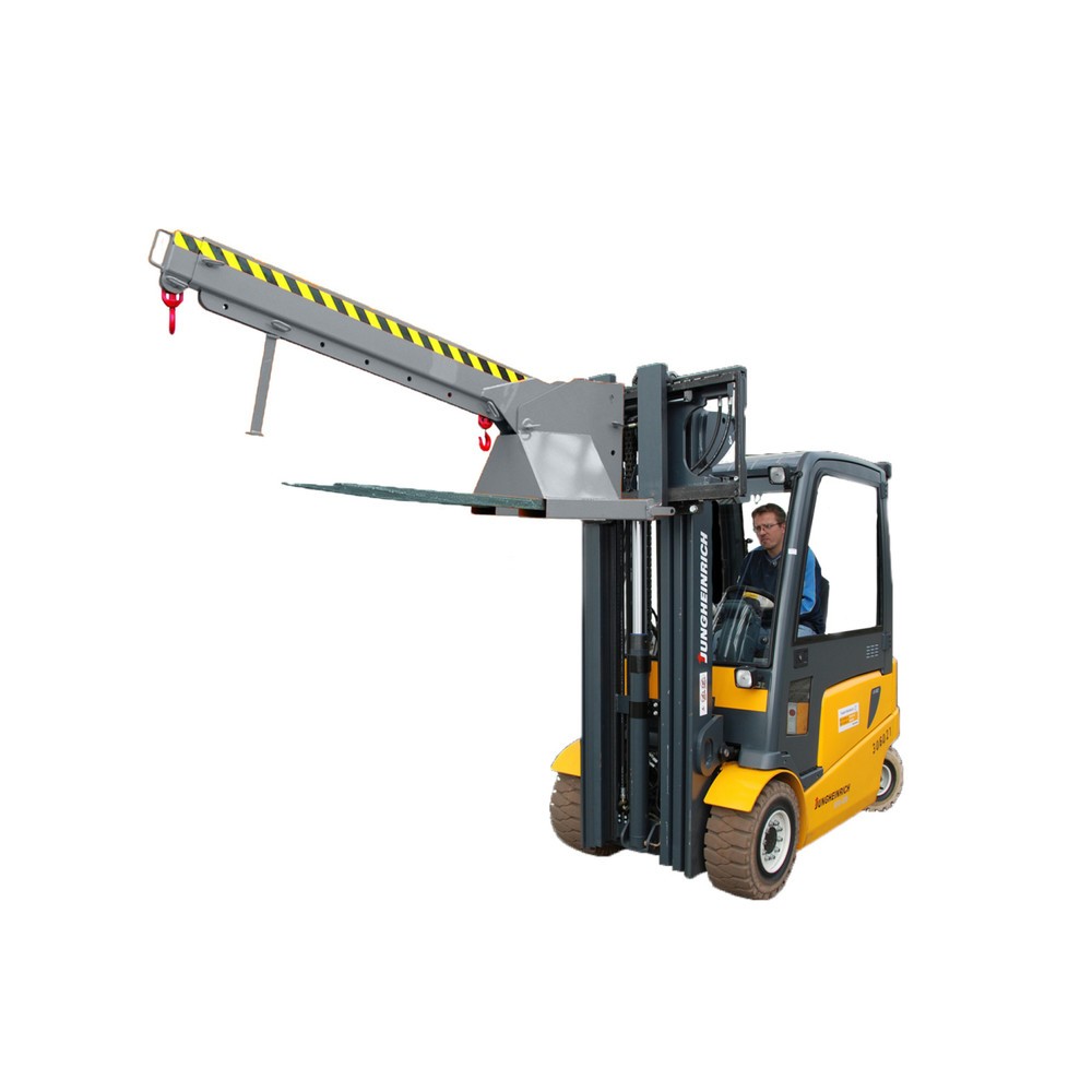 Eichinger® Kranarm teleskopierbar und höhenverstellbar, 2500 kg, anthrazitgrau