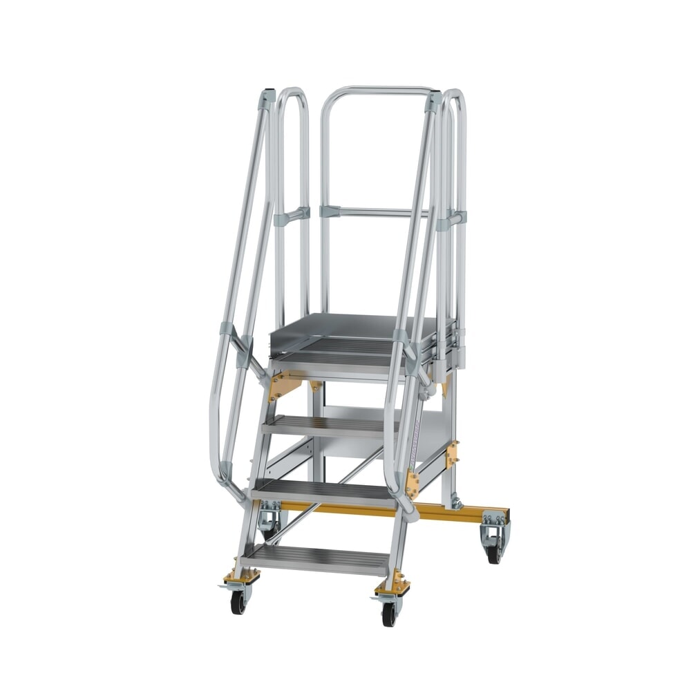 Munk Plattformtreppe fahrbar 60° Stufenbreite 600 mm 4 Stufen