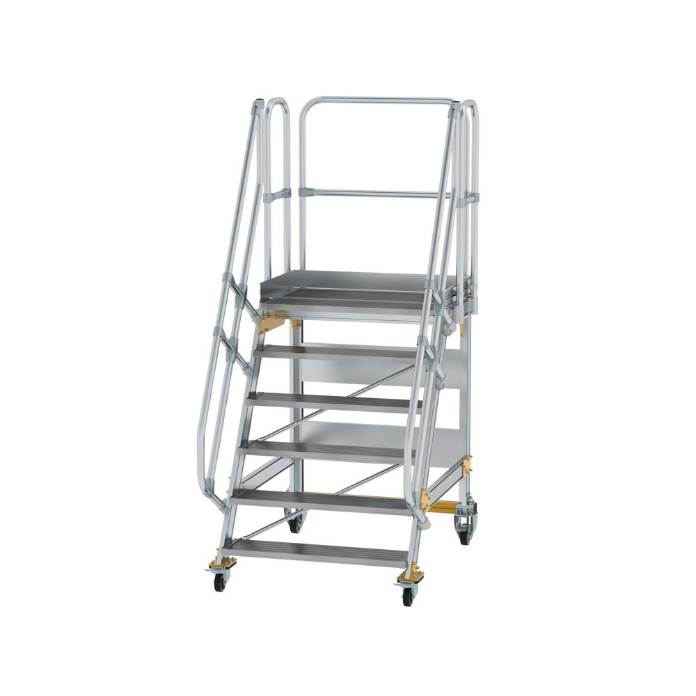 Munk Plattformtreppe fahrbar 60° Stufenbreite 1000 mm 6 Stufen