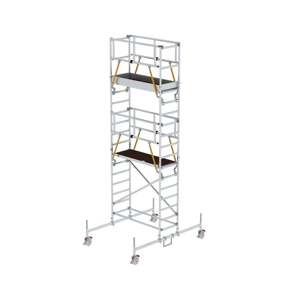 Munk Rollgerüst SG 0,75 x 1,80 m mit Fahrbalken Plattformhöhe 4,66 m