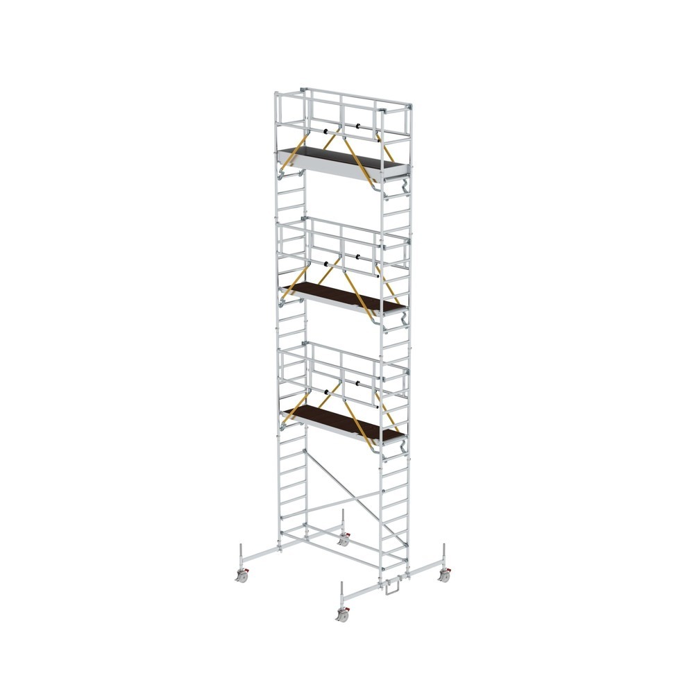 Munk Rollgerüst SG 0,75 x 2,45 m mit Fahrbalken Plattformhöhe 7,74 m