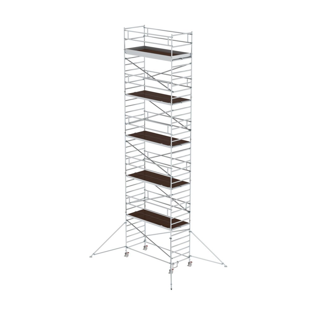 Munk Rollgerüst 1,35 x 3,0 m mit Ausleger & Doppel-Plattform Plattformhöhe 10,35 m