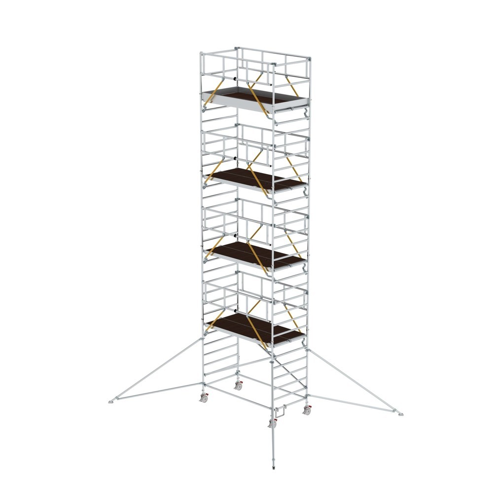 Munk Rollgerüst SG 1,35 x 2,45 m mit Ausleger & Doppel-Plattform Plattformhöhe 8,39 m