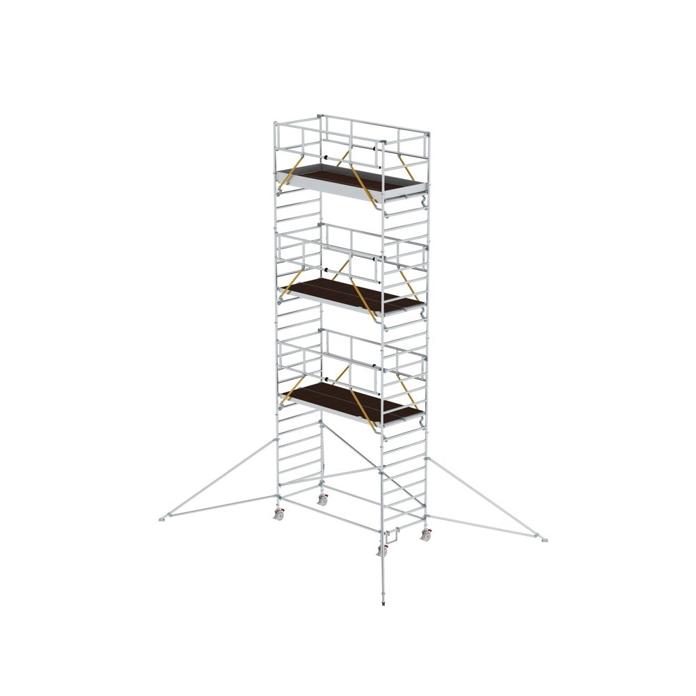 Munk Rollgerüst SG 1,35 x 3,0 m mit Ausleger & Doppel-Plattform Plattformhöhe 7,55 m