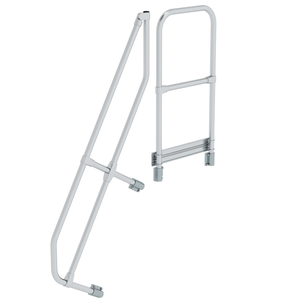 Munk Zweiter Handlauf für Treppe mit Plattform 60° 5 Stufen
