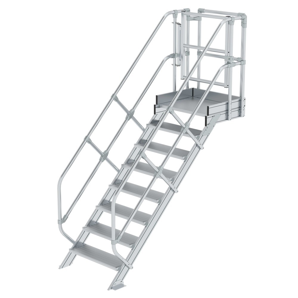 Munk Treppen-Modul Aluminium geriffelt 8 Stufen