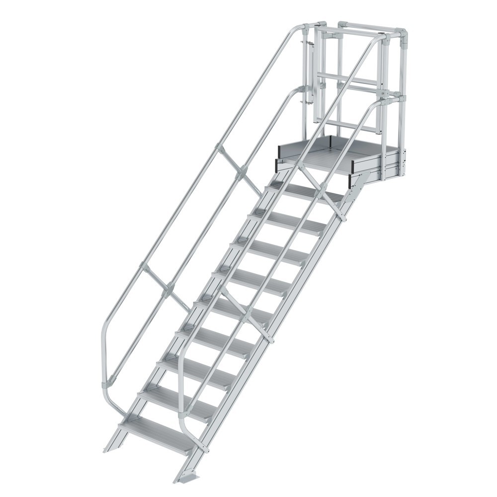 Munk Treppen-Modul Aluminium geriffelt 10 Stufen