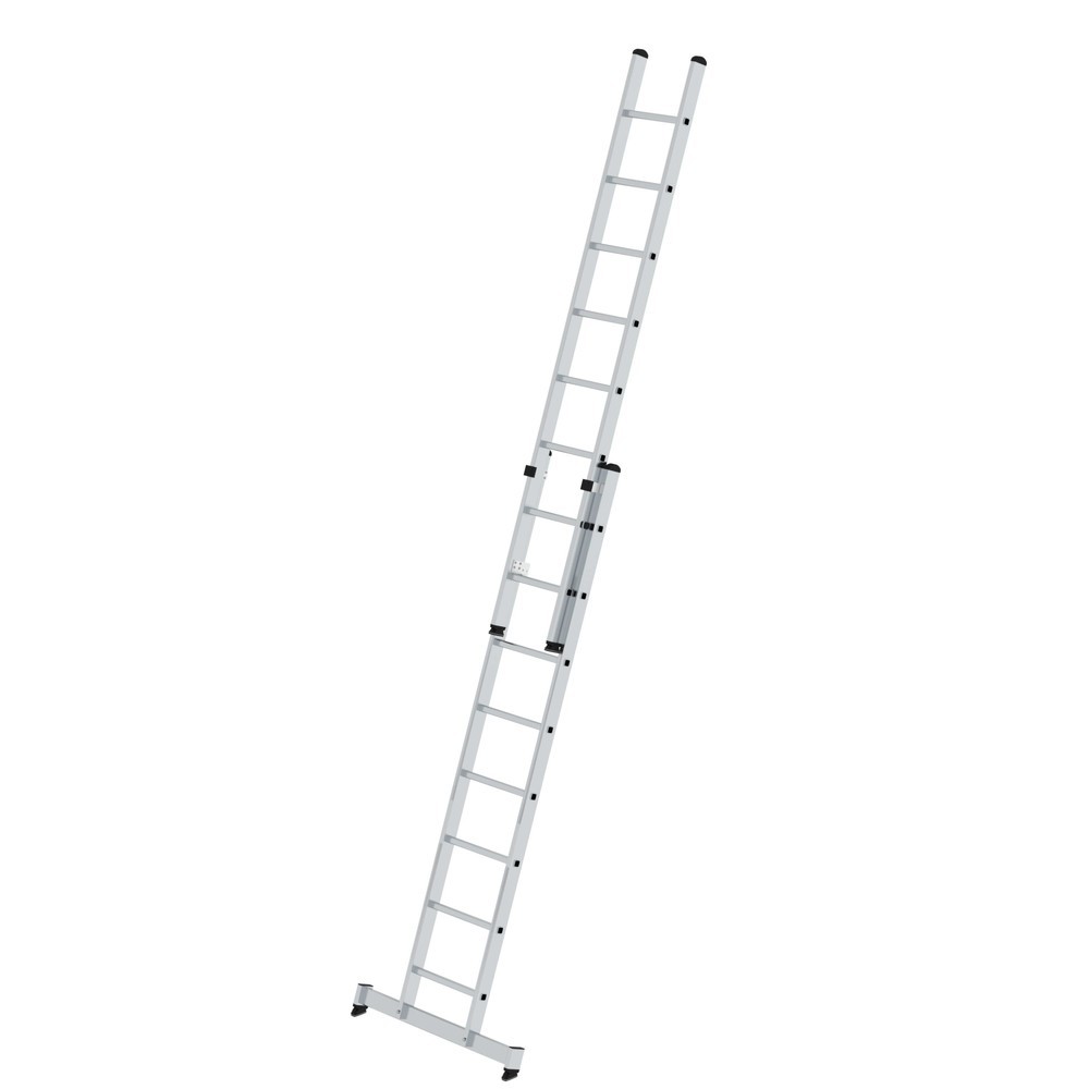 Munk Sprossen-Schiebeleiter 2-teilig mit nivello®-Traverse 2x8 Sprossen