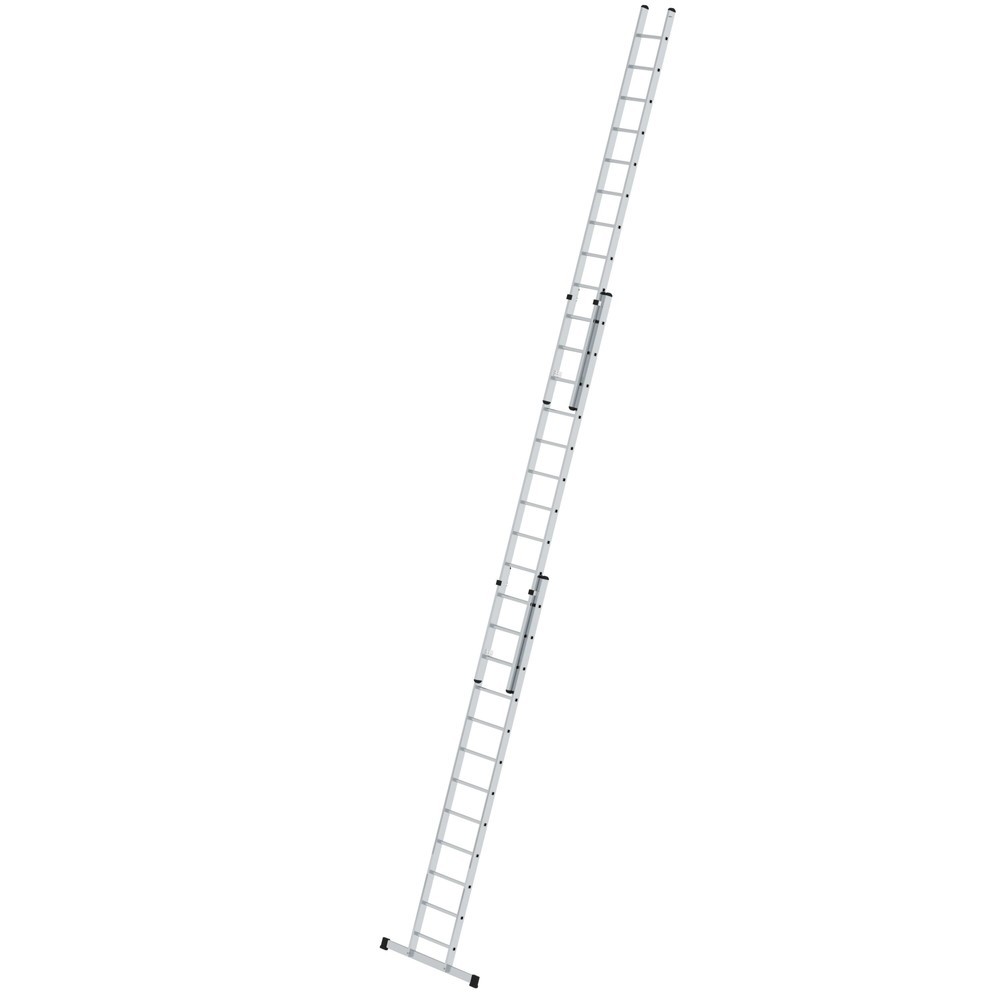 Munk Sprossen-Schiebeleiter 3-teilig mit Standard-Traverse 3x12 Sprossen
