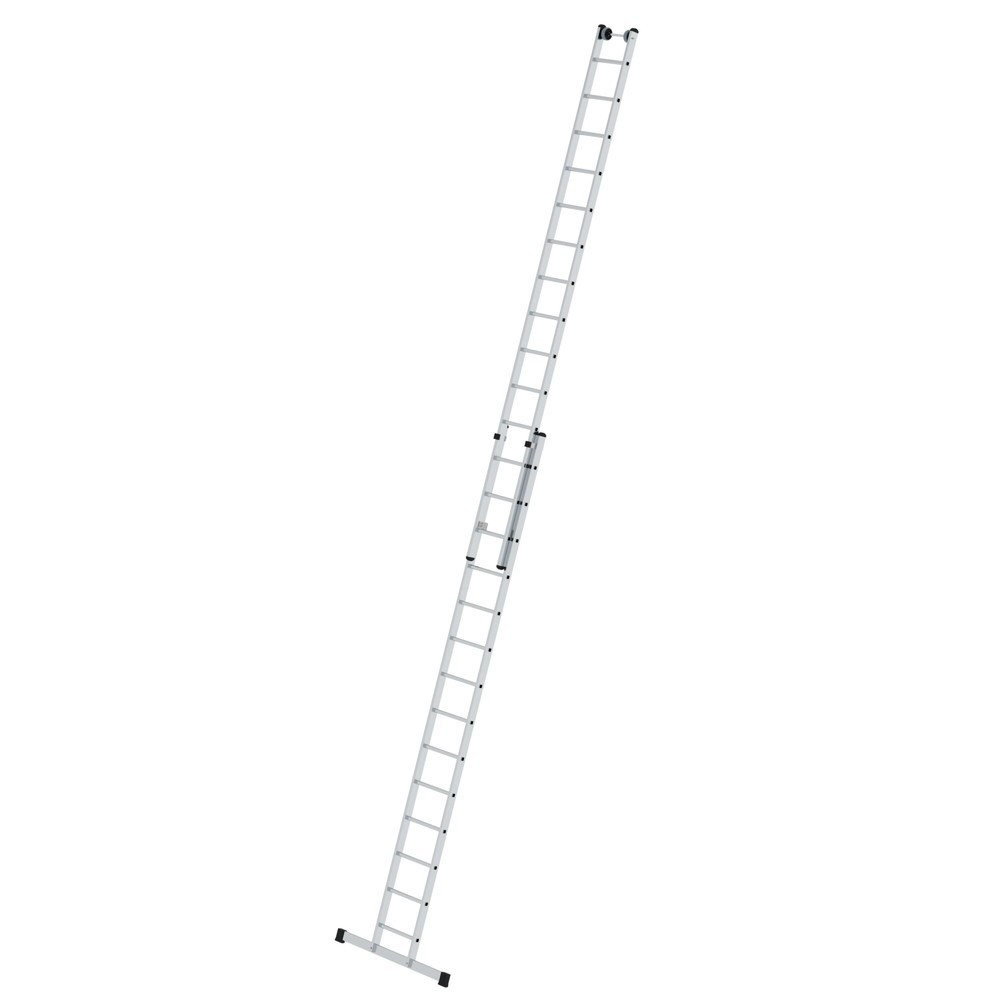 Munk Sprossen-Schiebeleiter 2-teilig mit Standard-Traverse 2x14 Sprossen