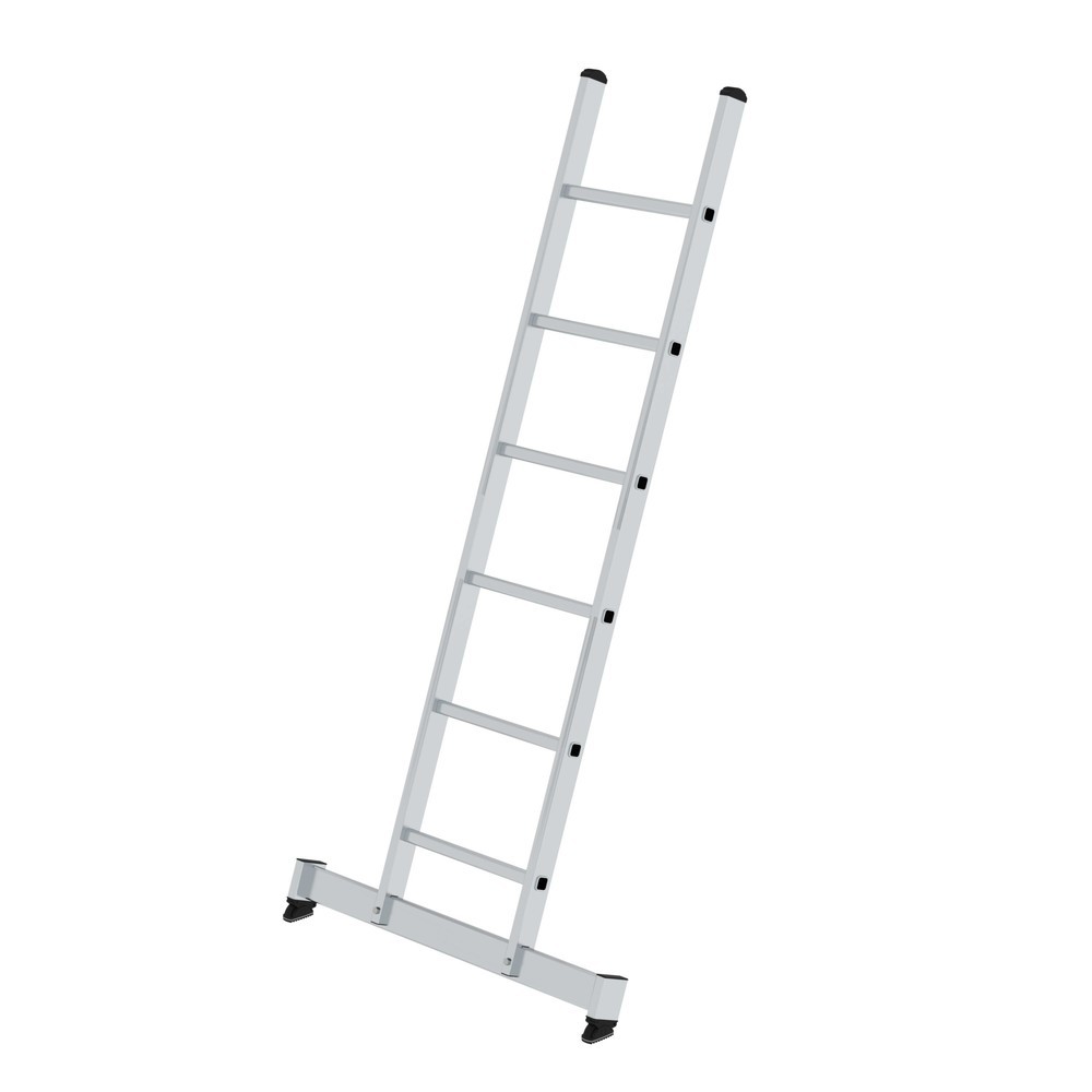 Munk Sprossen-Anlegeleiter mit nivello®-Traverse 6 Sprossen