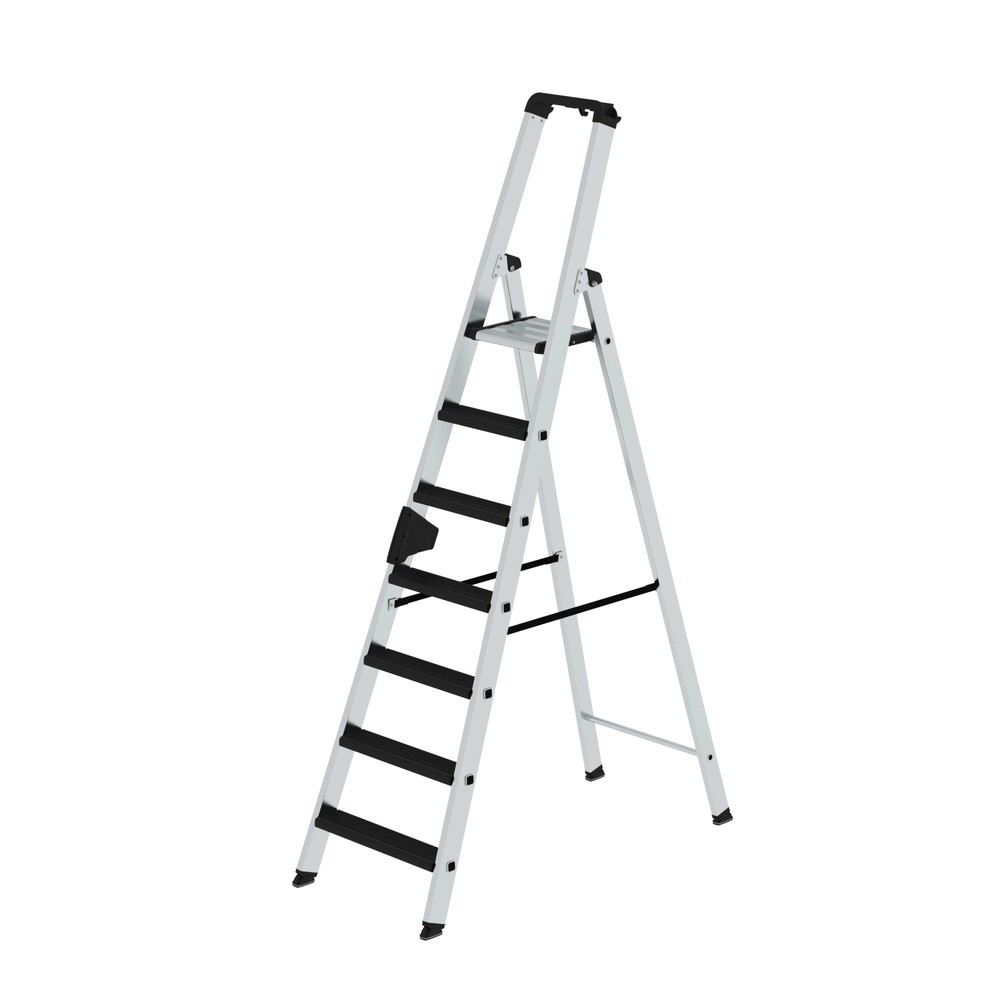 Munk Stufen-Stehleiter einseitig begehbar mit clip-step relax 7 Stufen