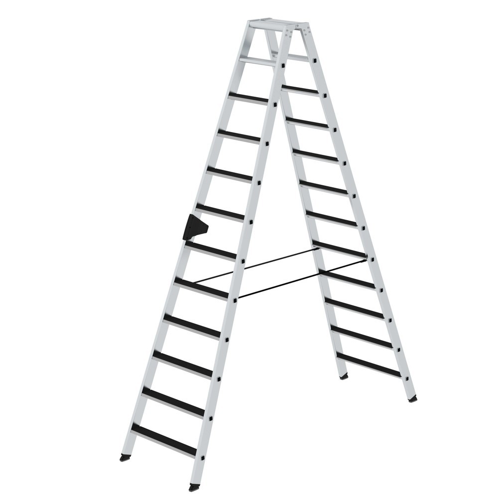 Munk Stufen-Stehleiter beidseitig begehbar mit clip-step 2x12 Stufen