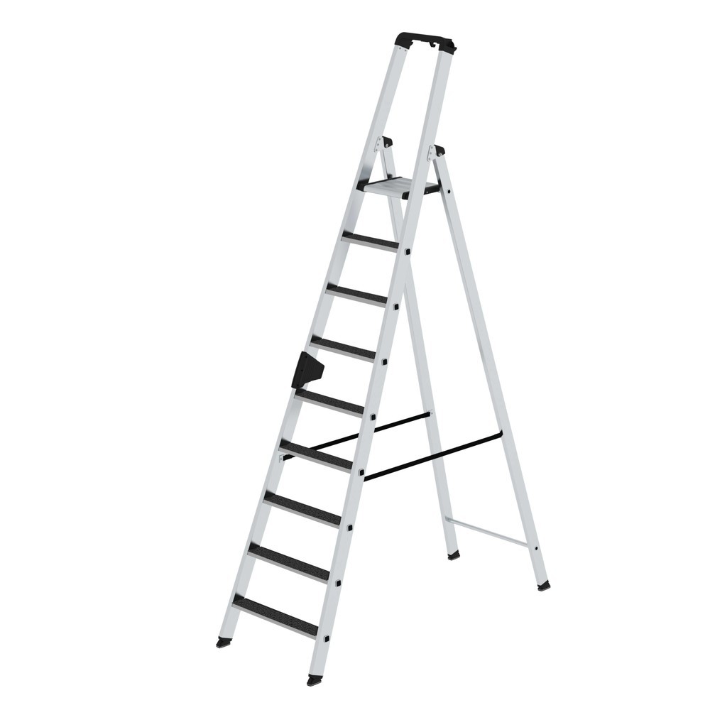 Munk Stufen-Stehleiter einseitig begehbar mit clip-step R13 9 Stufen