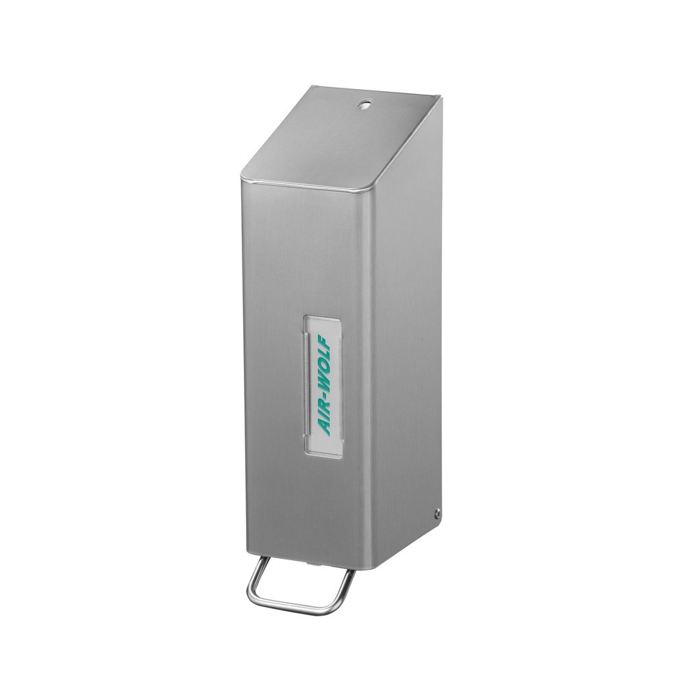 Air-Wolf Schaumseifenspender für 1200 ml Schaumseife Serie Omega Edelstahl gebürstet