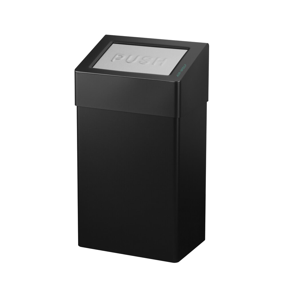 Air-Wolf Abfallbehälter 18 Liter Volumen Schwarz