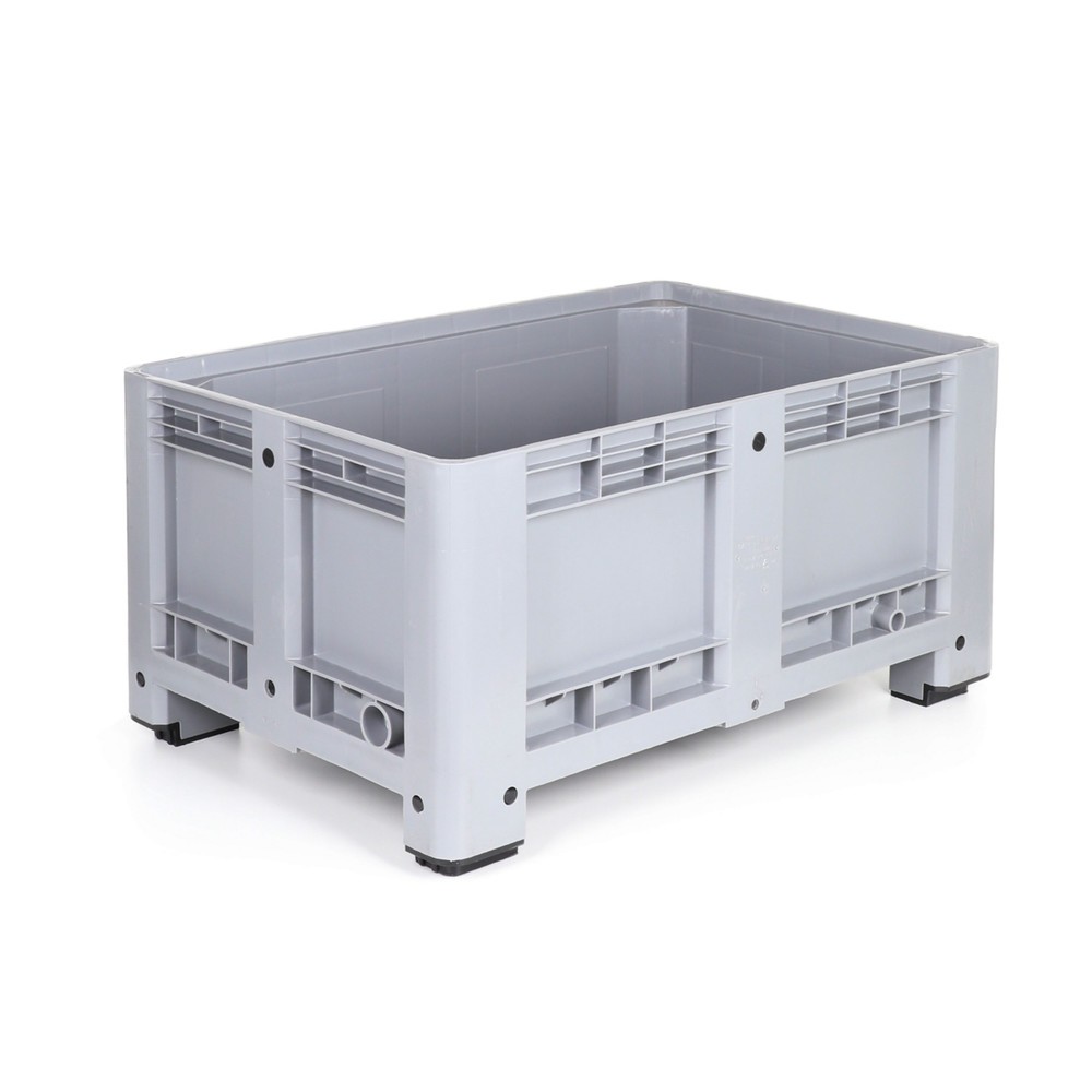 Palettenbox M, 1200x800x580 mm, geschlossen, mit 4 Füssen
