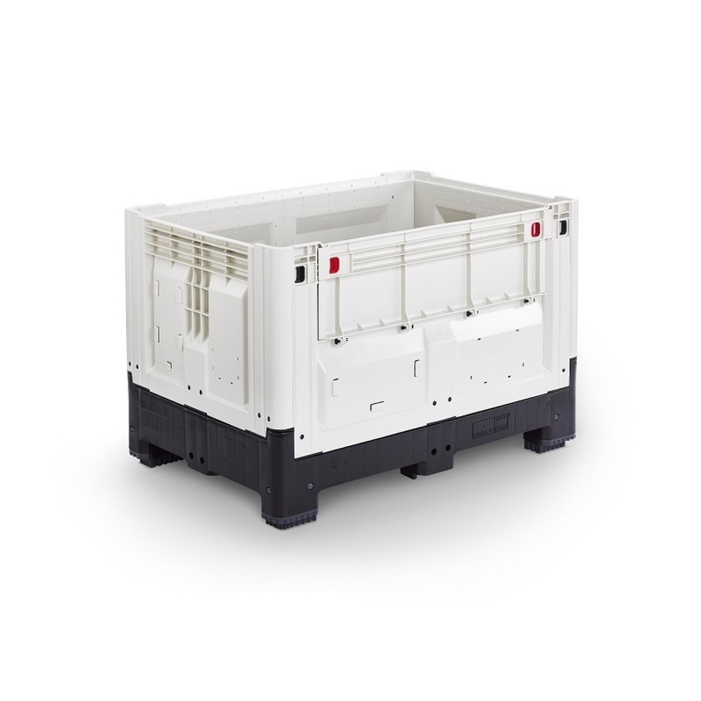 Palettenbox, klappbar, geschlossen, 1200x800x800 mm, mit 4 Füssen