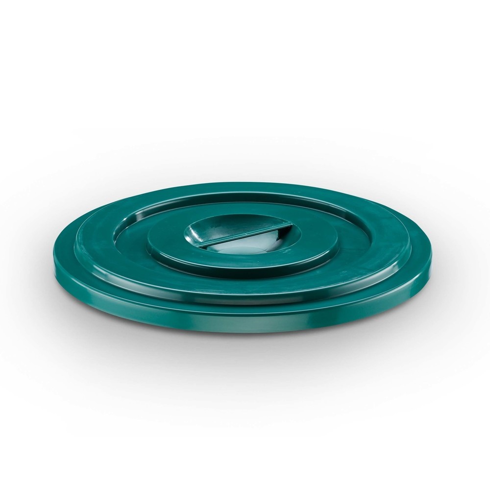 Deckel für Kunststofftonne, grün, 100 Liter