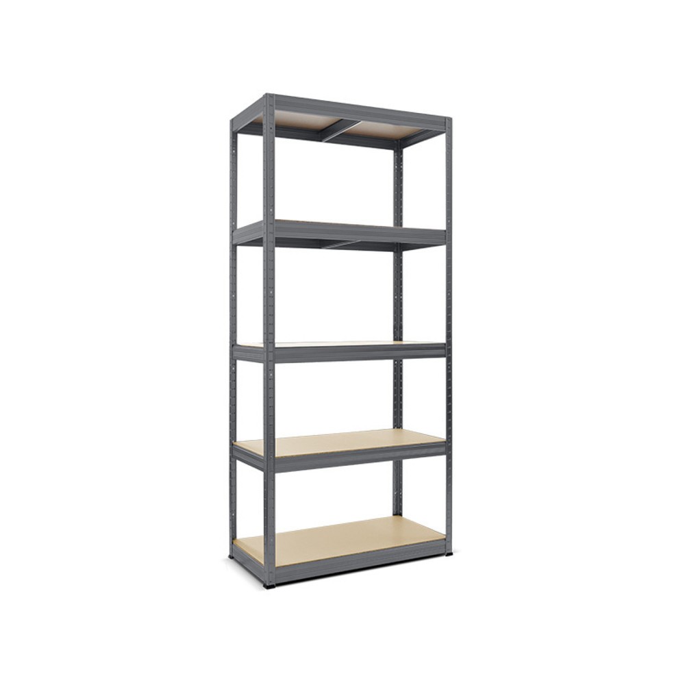 HEMMDAL Fachbodenregal Typ S+ graphitgrau, Fachlast 150 kg, HxBxT 1.800 x 900 x 600 mm