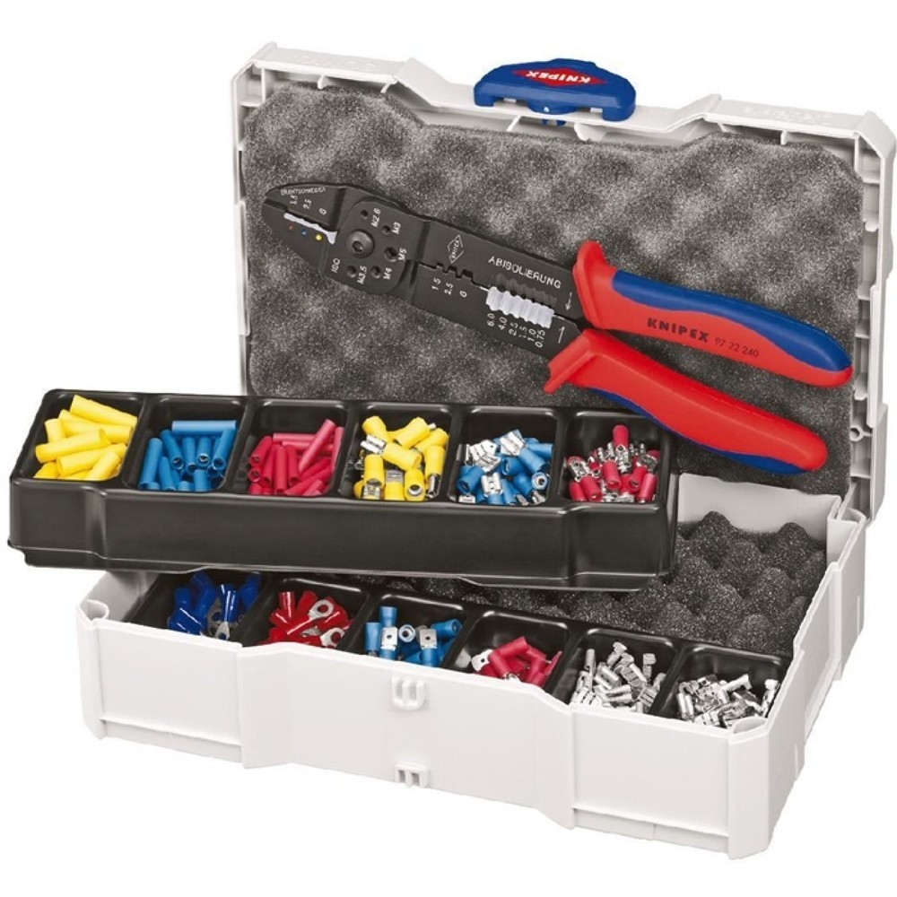 Knipex Kabelverbindersortiment 301-tlg.0,5-6 mm² Sortimentskoffer