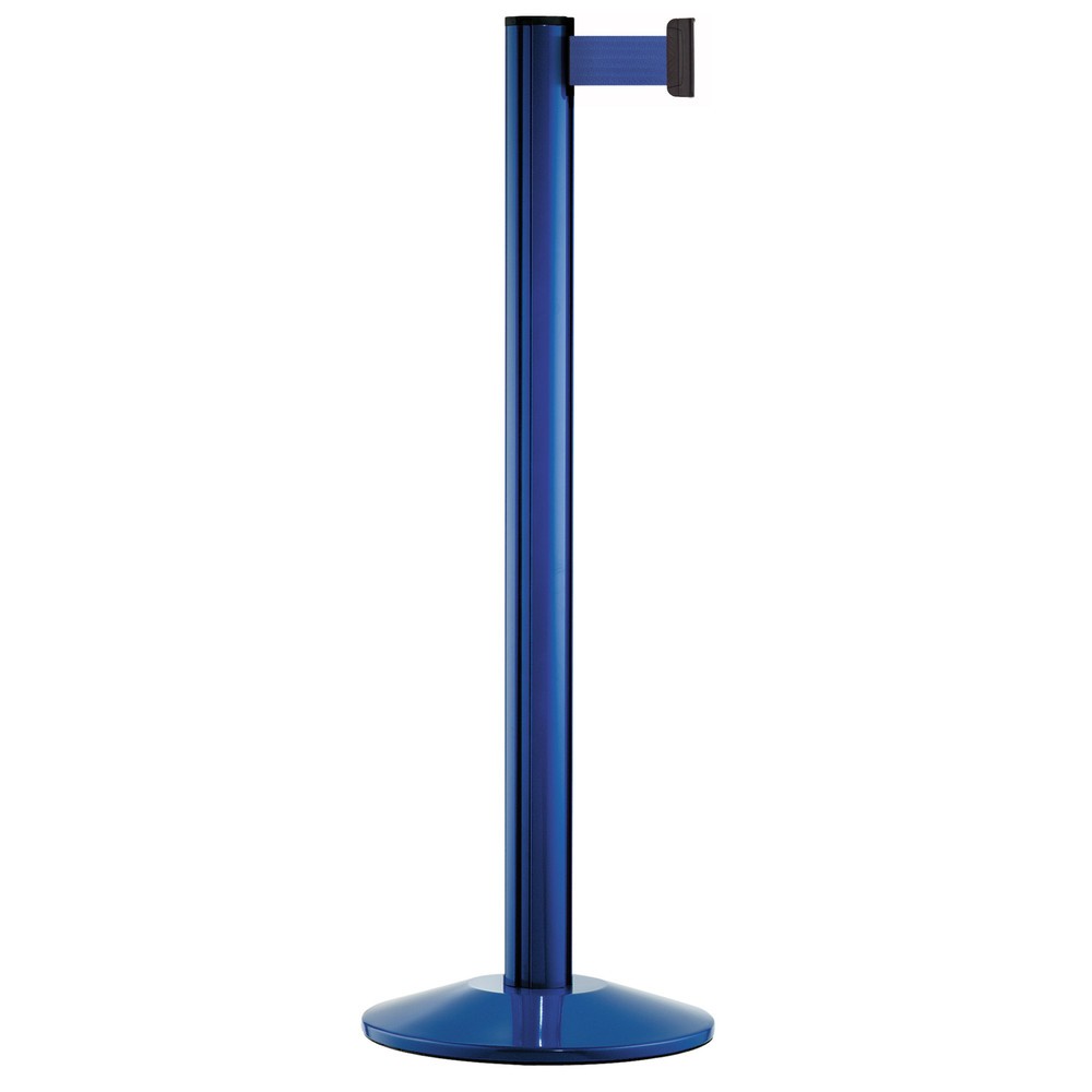 Personen-Leitsystem Classic, Ständer blau, Gurtfarbe blau