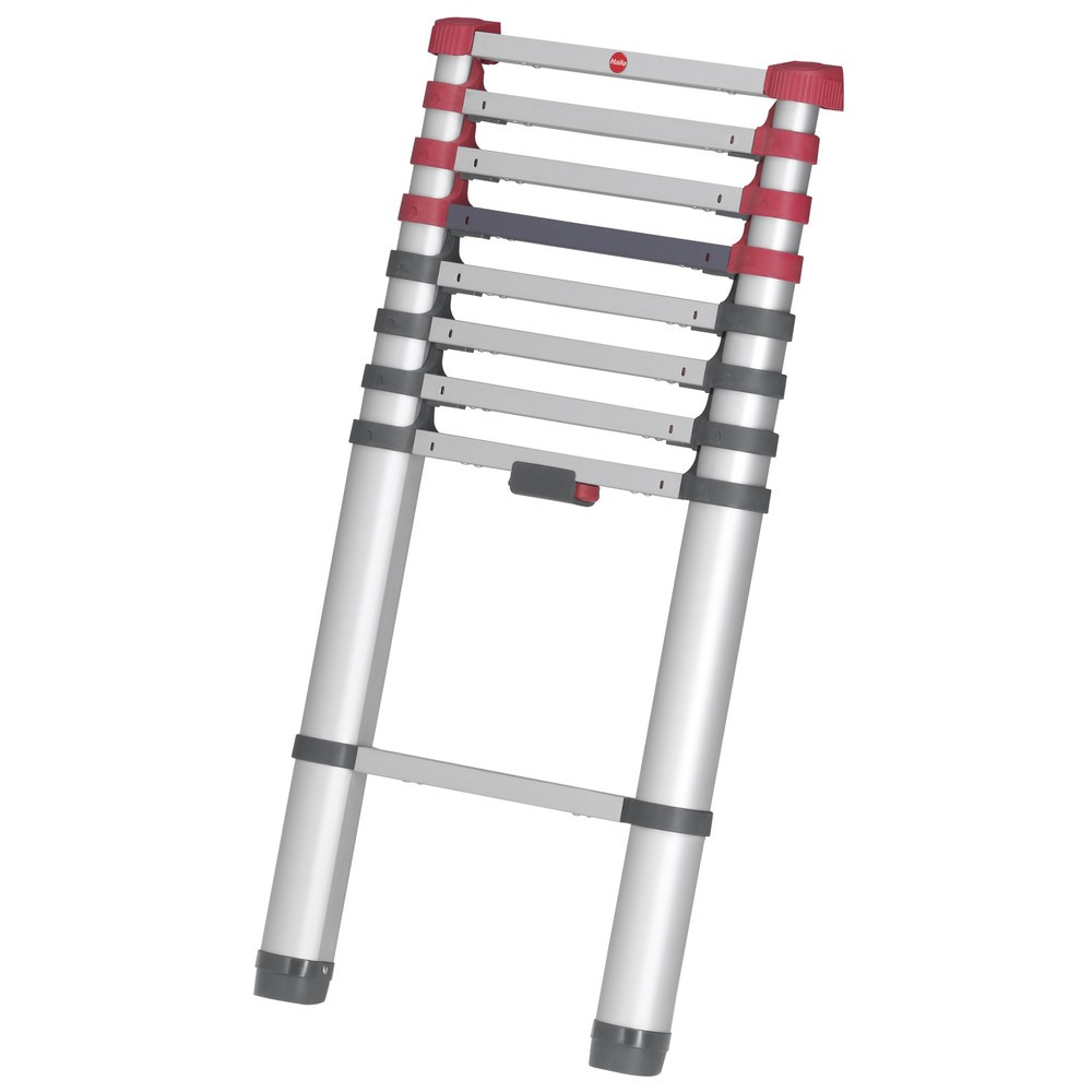 Hailo FlexLine, Alu-Sicherheits-Teleskopleiter, 9 Sprossen