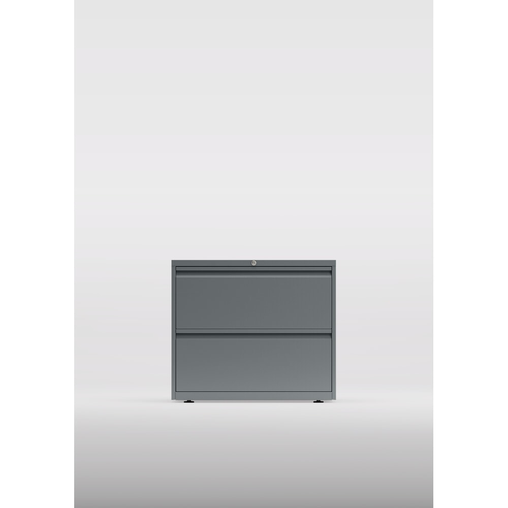 BISLEY Hängeregisterschrank Essentials, 2 Schubladen, silber