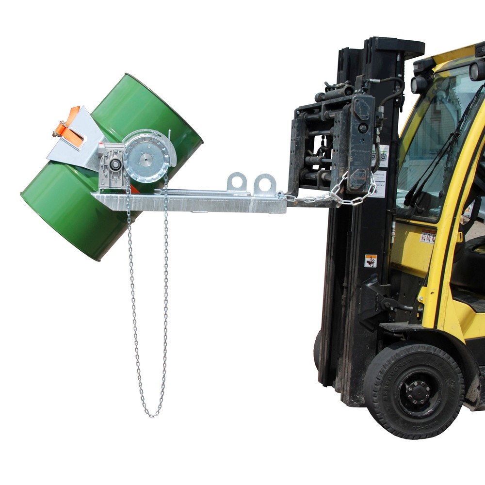 Bauer® Fasskipper, TK 300 kg, für Fass-Ø 350-600 mm, Endloskette, feuerverzinkt