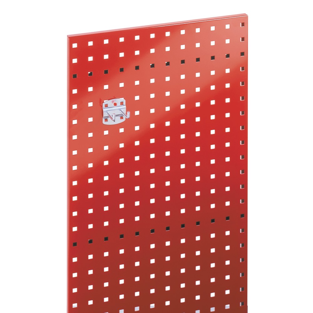 Kappes RasterPlan Lochplatte, HxB 450 x 500 mm, verkehrsrot