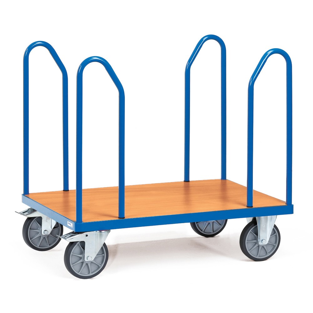 fetra® Plattformwagen mit Seitenbügeln, Ladefläche BxT 700 x 1.000 mm