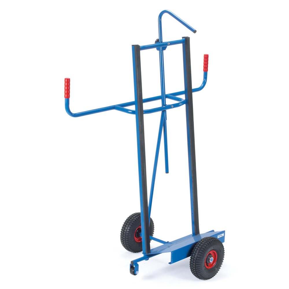 fetra® Plattenkarre, Tragkraft 400 kg, Vollgummi-Bereifung, Profilgummi