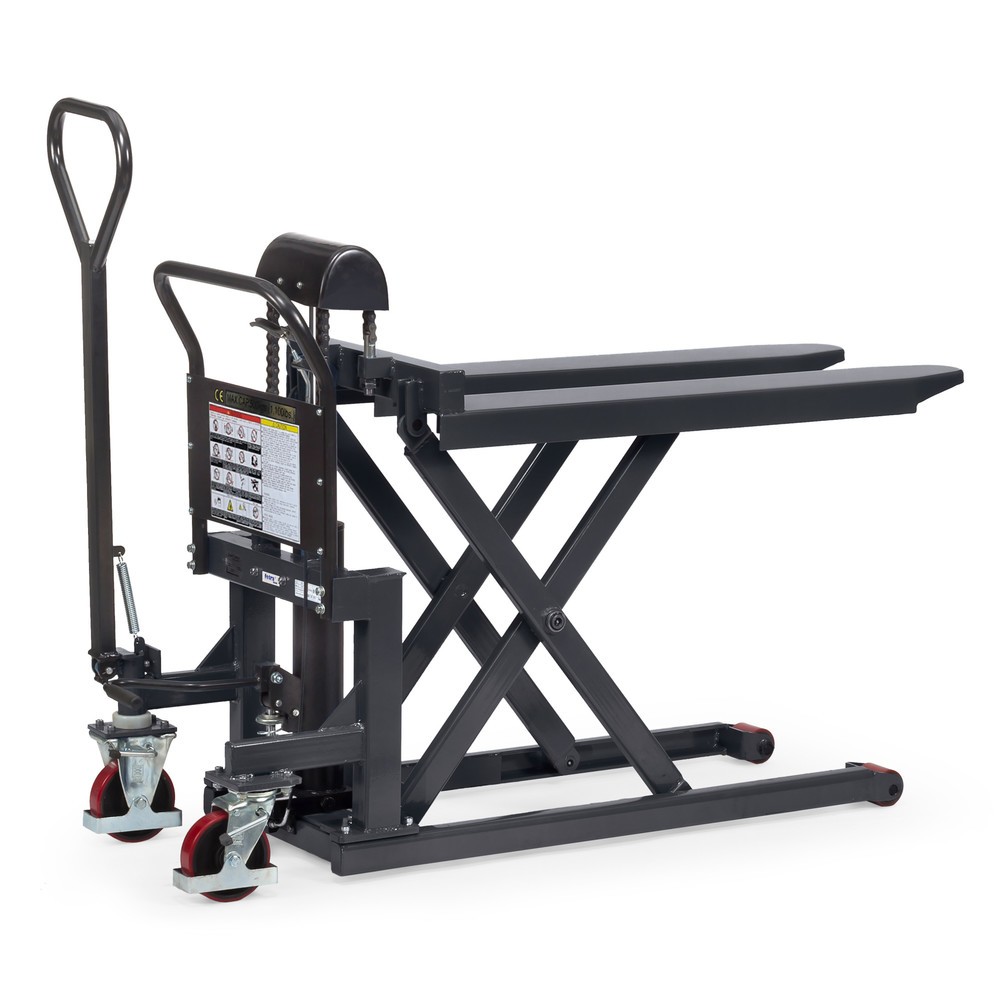 fetra® Scherenhubwagen, ergonomische Bedienbarkeit, Tragfähigkeit 1000 kg