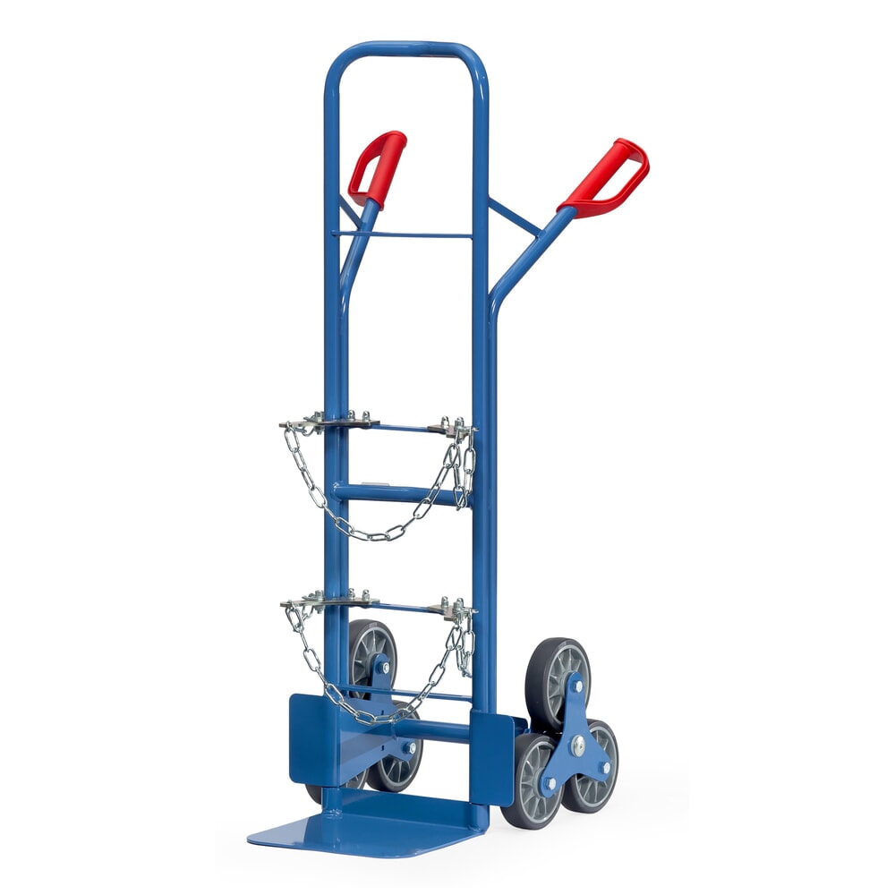 fetra® Stahlflaschen-Treppenkarre, TK 200 kg