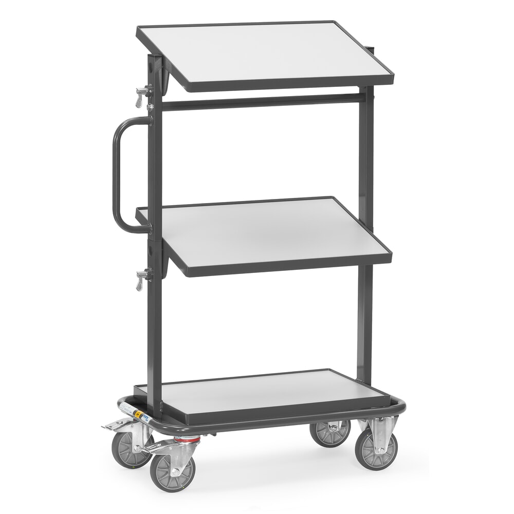 fetra® ESD-Beistellwagen mit Böden