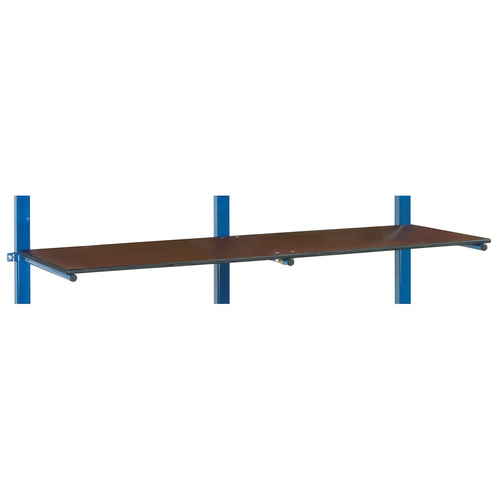 fetra® Etagenboden für Tragarmwagen mit PVC, HxBxL 45 x 600 x 1.200 mm