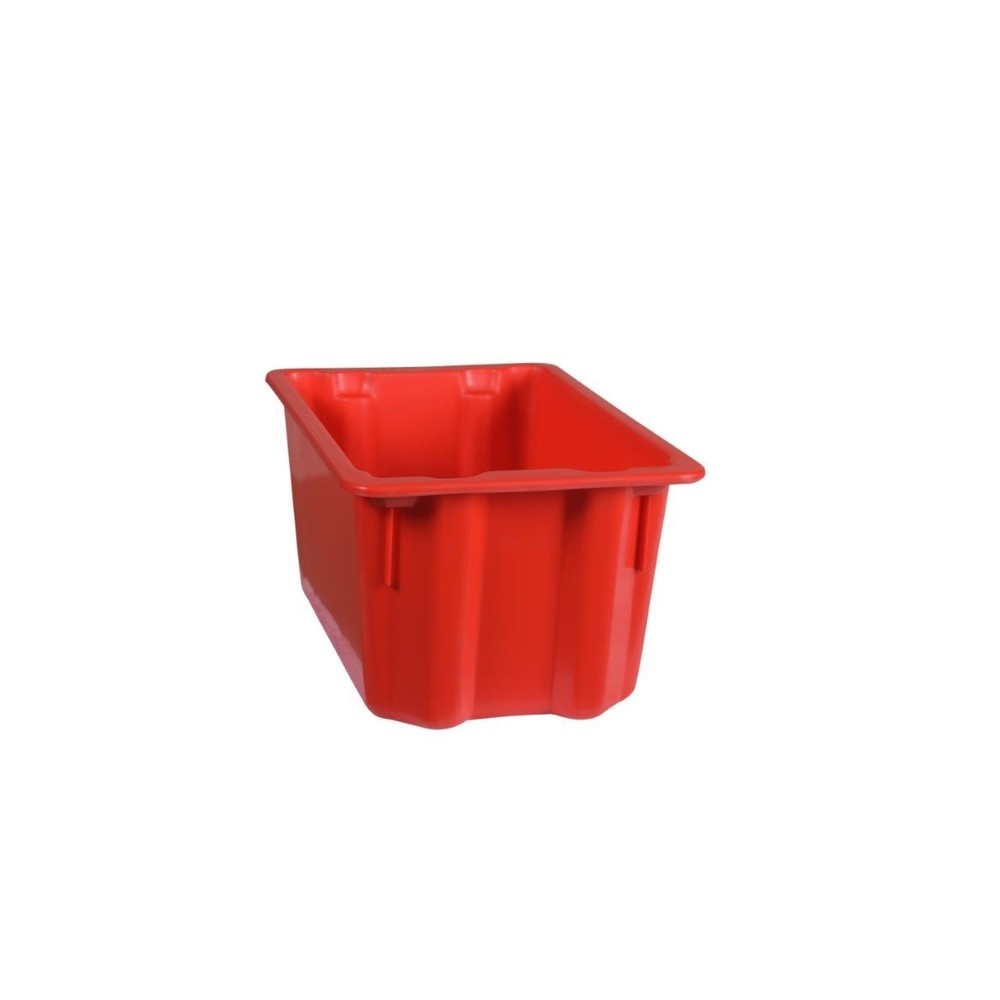 Drehstapelbehälter aus Polypropylen, 13 Liter, rot