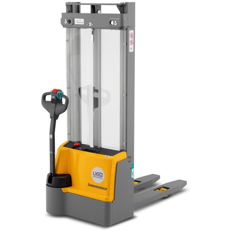 Elektrický vysokozdvižný vozík Jungheinrich EJC M10 ZT, dvojité teleskopické zdvihové zařízení