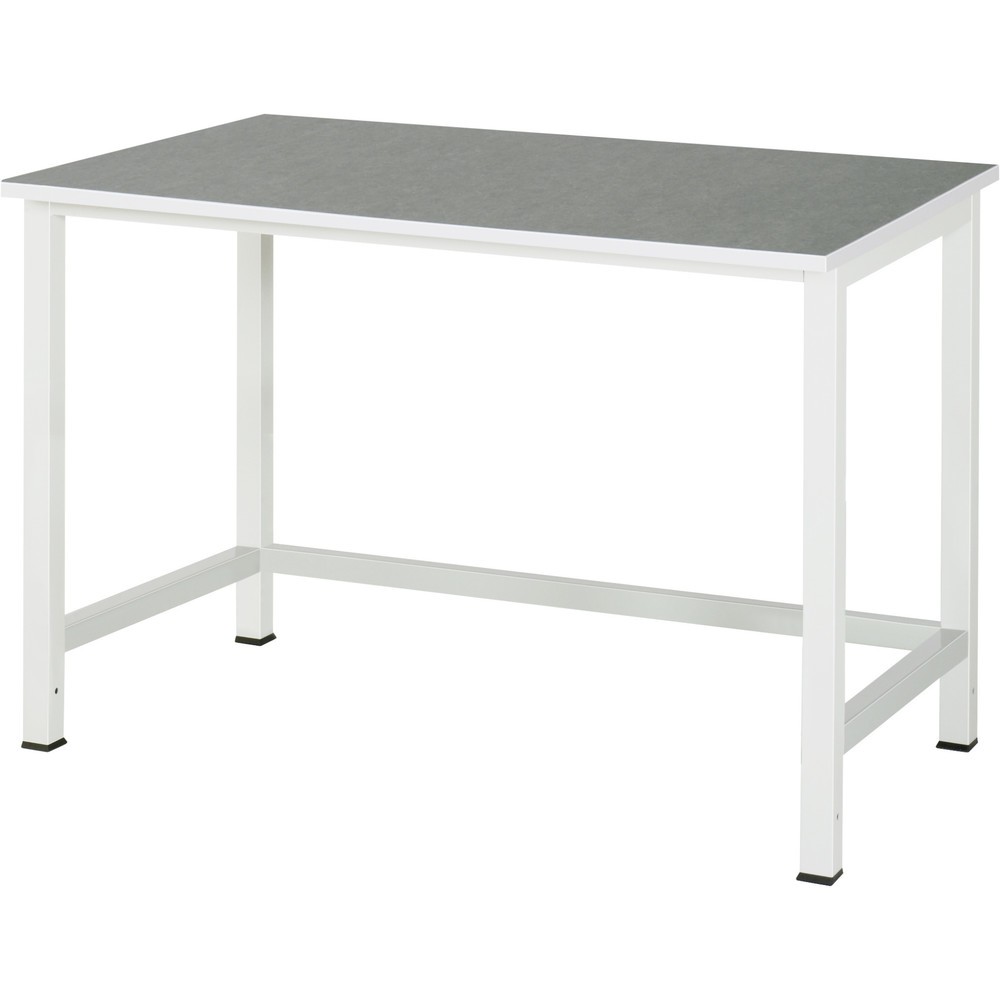 RAU Werktisch 900, HxBxT 825 x 1.250 x 800 mm, Arbeitplatte Universal-/Linoleum-Belag