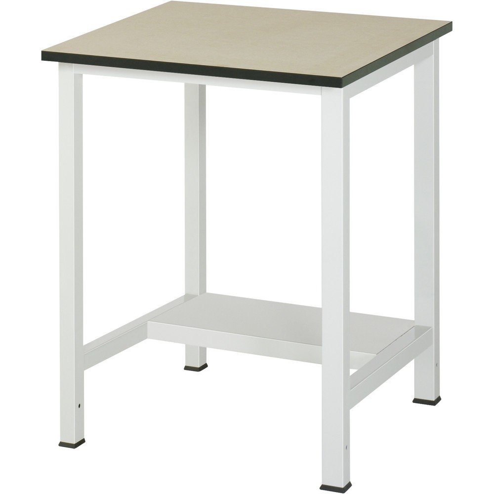 RAU Werktisch 900 mit Ablageboden Tiefe 320 mm, HxBxT 825 x 750 x 800 mm, MDF Arbeitsplatte