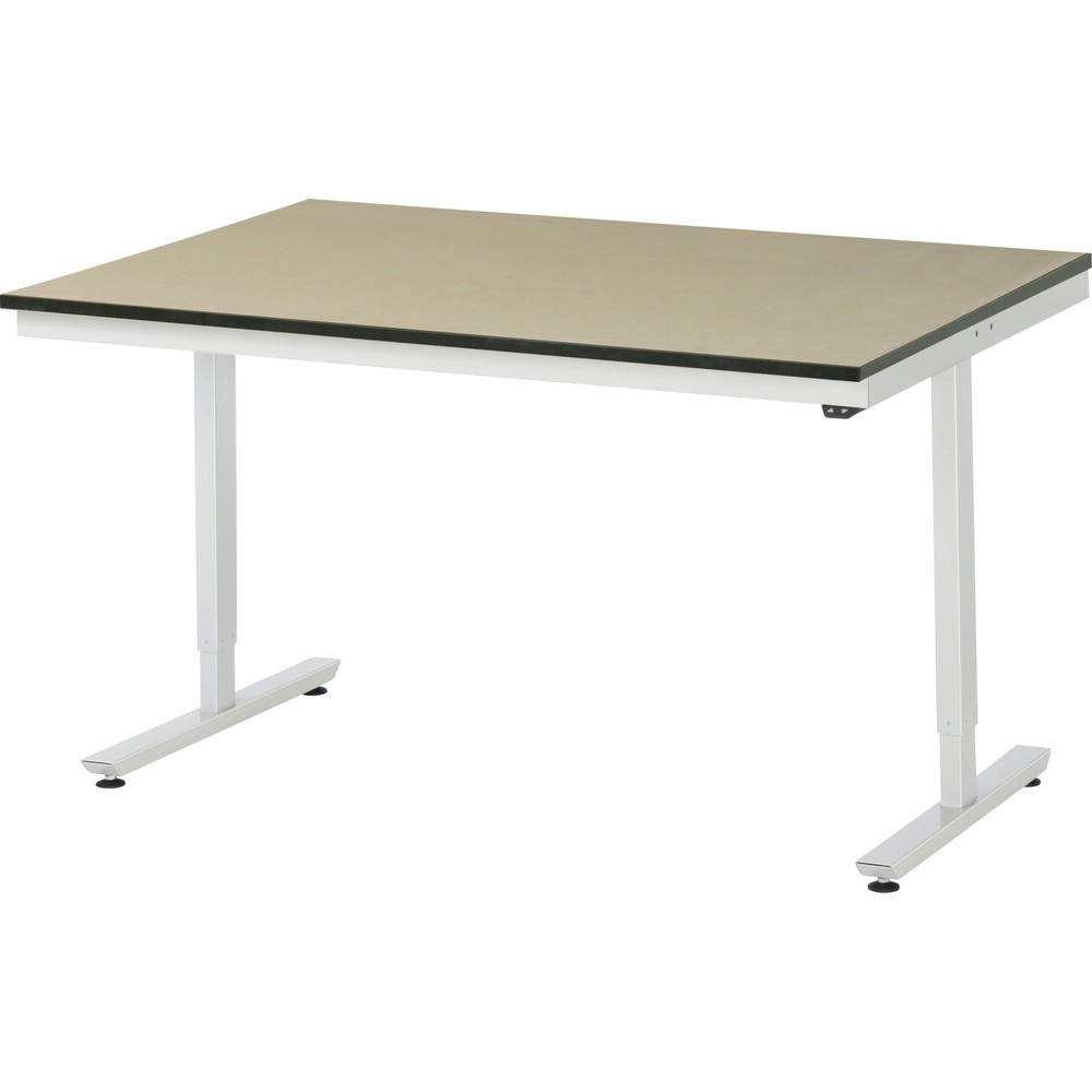RAU elektrisch höhenverstellbarer Werktisch Serie adlatus 150, HxBxT 720-1.120 x 1.500 x 1.000 mm, MDF Arbeitsplatte