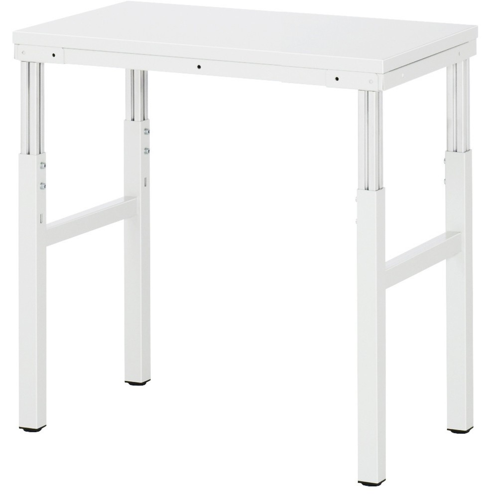 RAU Arbeitstisch Serie E, HxBxT 650-1.000 x 700 x 500 mm, Arbeitsplatte Melamin-Belag