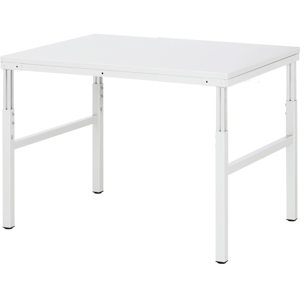 RAU Arbeitstisch Serie E, HxBxT 650-1.000 x 1.200 x 900 mm, Arbeitsplatte EGB-Melamin-Belag