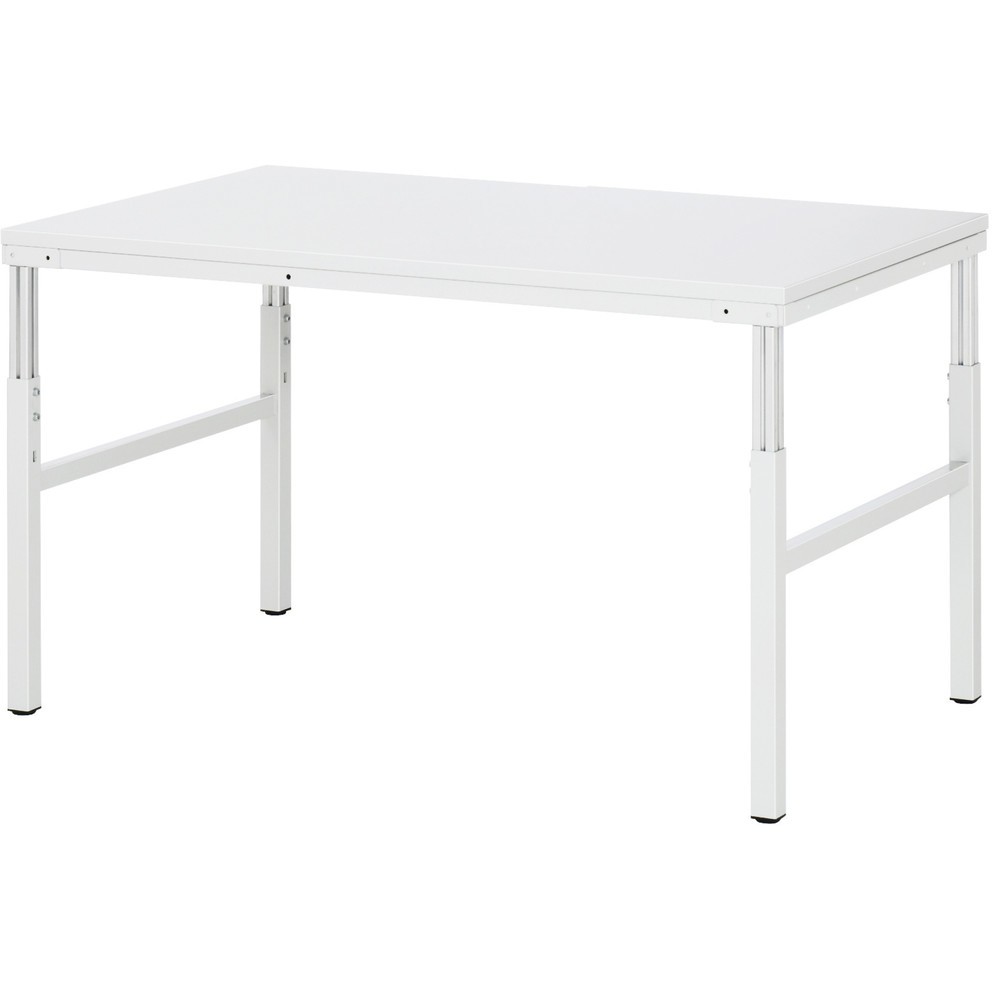RAU Arbeitstisch Serie E, HxBxT 650-1.000 x 1.500 x 900 mm, Arbeitsplatte Melamin-Belag