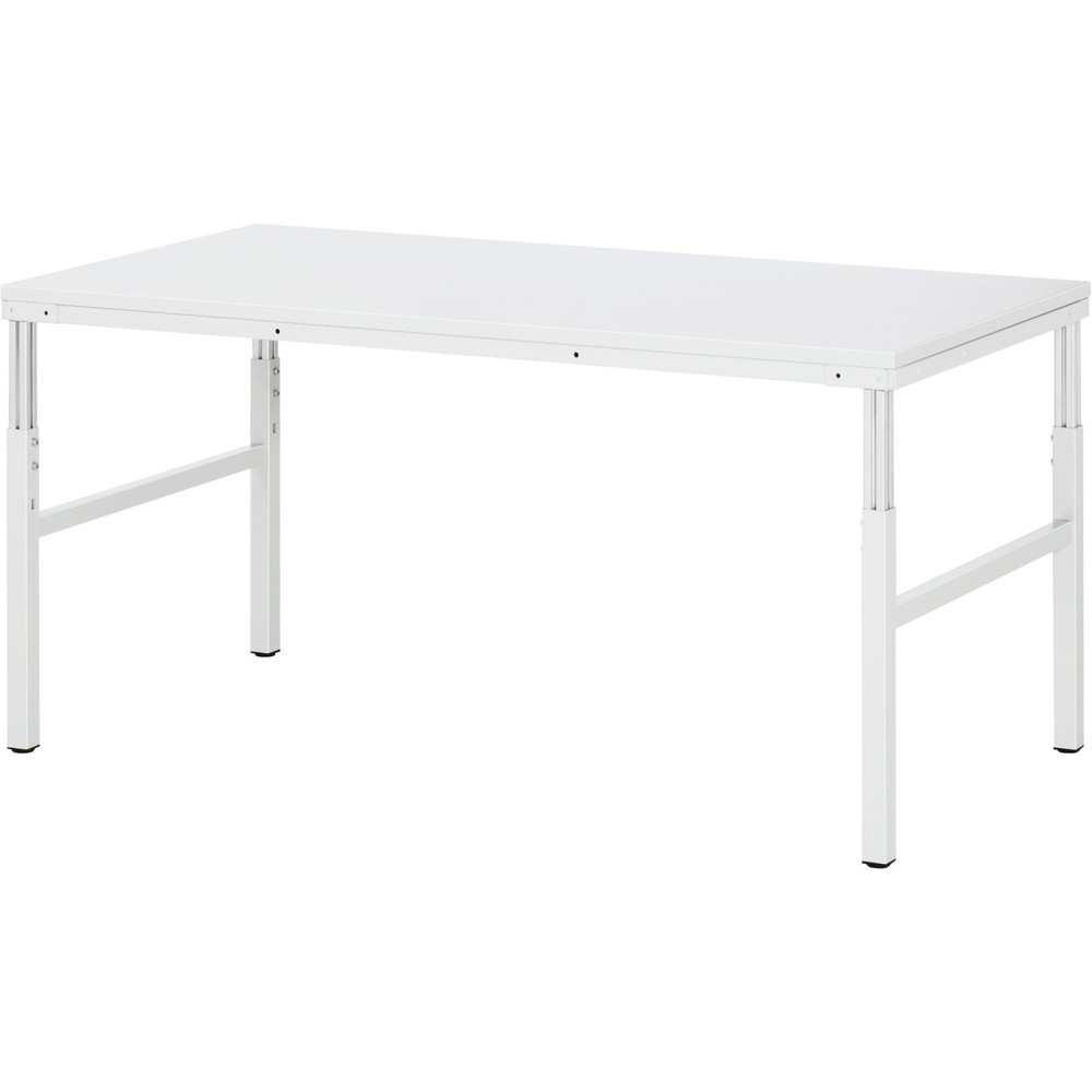 RAU Arbeitstisch Serie E, HxBxT 650-1.000 x 1.800 x 900 mm, Arbeitsplatte Melamin-Belag