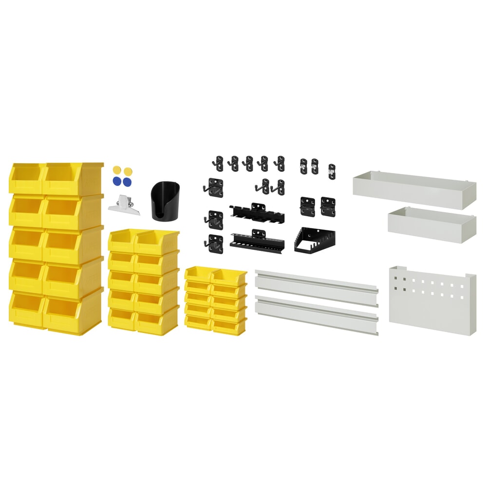 RAU System-Zubehör Set-01, 59-teilig für Werkbank-Aufbauten