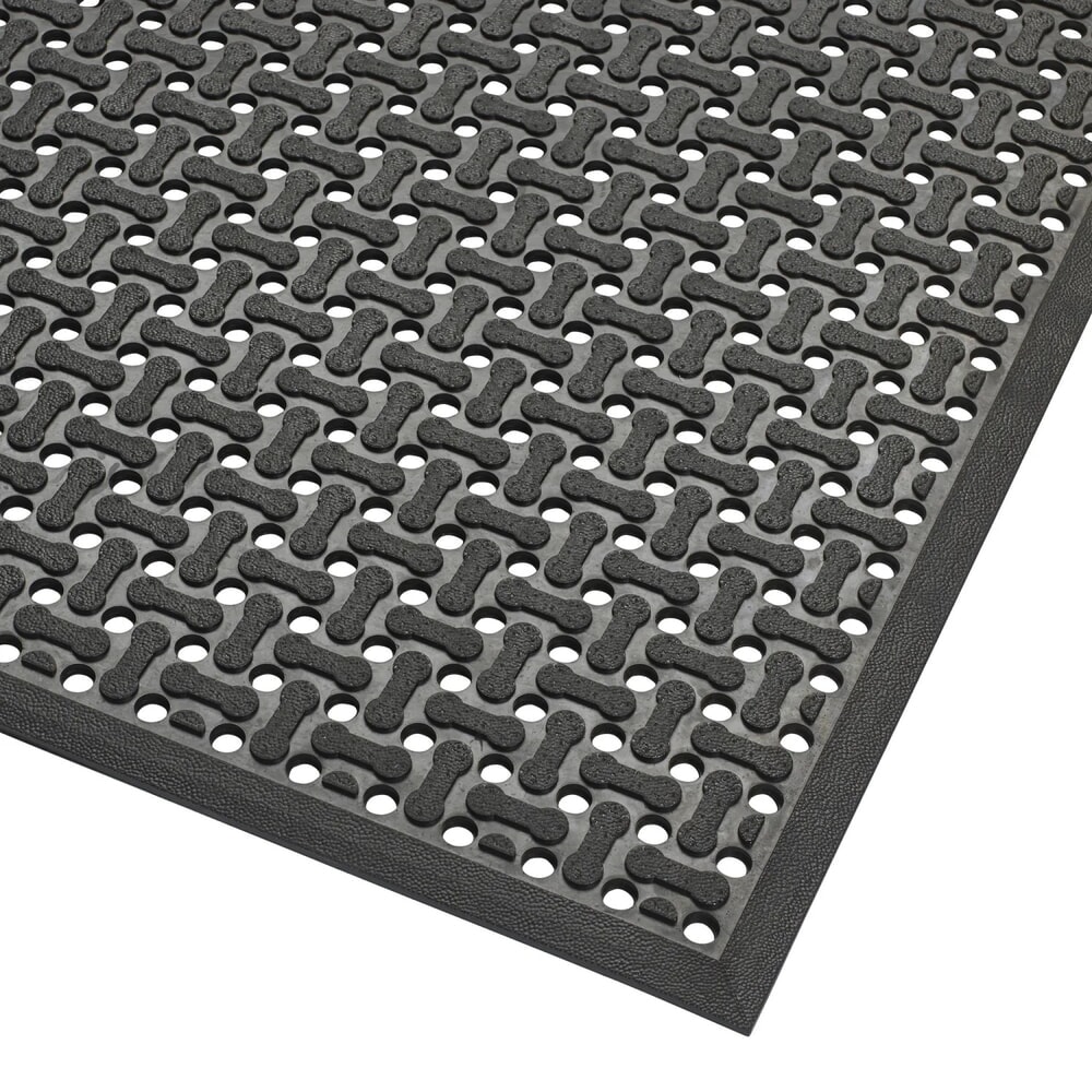 NoTrax Anti-Ermüdungsmatte Superflow® XT Nitrile, BxL 600 x 900 mm, schwarz
